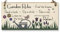 Handmade Wooden Hanging Wall Plaque Garden Rules Relax Feel the Breeze Take a Nap Pretty Sign for Gardeners