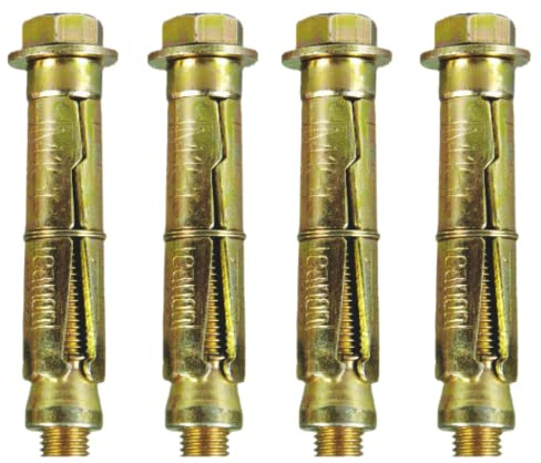 Ultimate Super Heavy Duty Long Expansion Shield Anchor Bolt (Ground Anchor Bolt) Multiple Sizes *FIXINGS DIRECT* (M8 X 75MM (10 PACK))