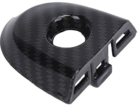 806441KK0D Car Driver Side Door Handle Lock Cover with Key Hole Replacement for Nissan Juke for Nissan Micra K13 ABS Carbon Fiber Style Accessory