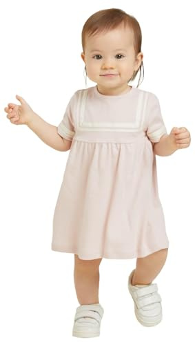 Petit Bateau Baby Mädchen A0A1R Robe, Saline, 12 Monate