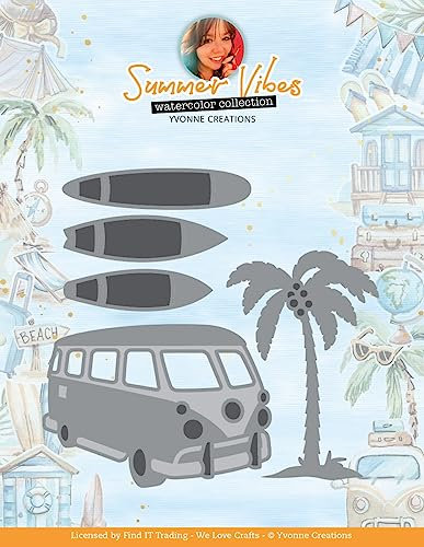 Dies - Yvonne Creations - Summer Vibes - Surf Vibes