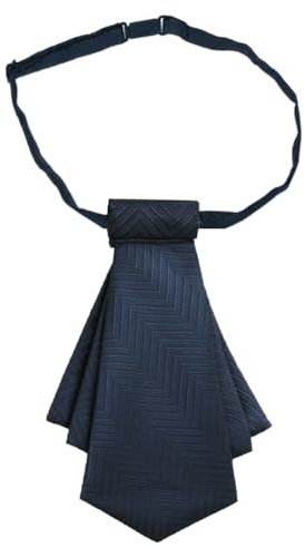 JKQBUX Wendbare Schleife, kurze Krawatten, verstellbar, vorgebunden, für Damen, Businessuniform, Fliege, Arbeitszeremonie, Zubehör