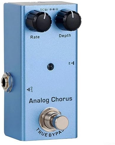 Digital Delay Guitar Effect Pedal, Portable Guitar Effect Pedal, Distortion Delay Chorus Tremolo Digital Overdrive for Electric Guitar
