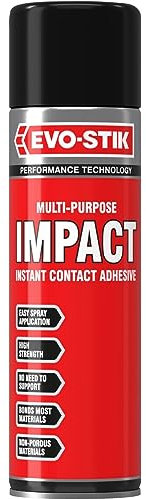 AMK® 500ml High Strength Impact Spray Contact Adhesive Multi Purpose Glue