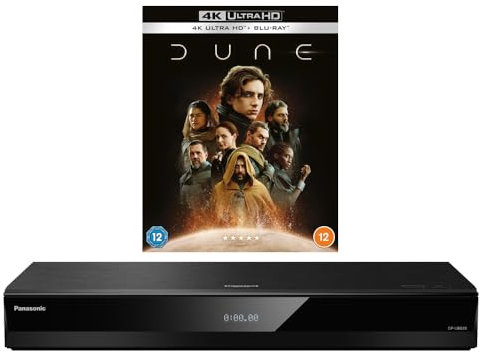 Panasonic DP-UB820 MULTIREGION DVD Regions 1-8 - Blu-ray Region B - Bundle Including Dune 4K UHD Disc