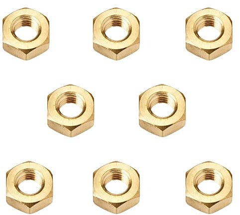 Metric Hexagonal (Hex) Full Nuts Solid Brass Various Sizes And Quantities M3 - M21