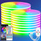 segrass 30M 24V Neon Led strip, Fernbedienung, APP Steuerung, IP65 wasserdichte flexible Neon Rgb LED Streifen, LED band Neon Seil Lampe, anwendbar auf Schlafzimmer und Außendekoration