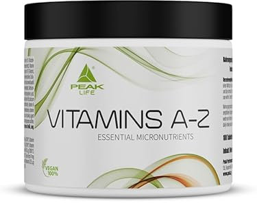 Peak Life Vitamins A-Z - 180 Tabletten