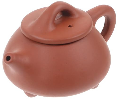 DECHOUS Mini Vaso Di Terracotta Viola Figura Di Teiera Piccola Teiera Cinese Fai Finta Di Giocare a Un Bollitore Per Il Tè Teiera Cinese in Miniatura Puoi Cina Vintage ▾ Argilla Viola