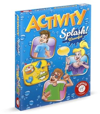 Piatnik 672095 Activity-Splash-Der Partyklassiker für unterwegs, Blau