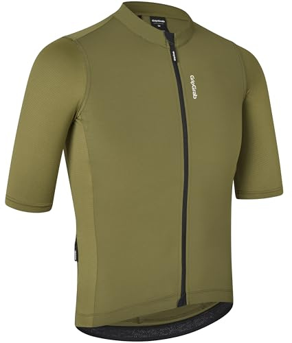 GripGrab Ride Radsport Kurzarmtrikot - Sommer Rennrad & MTB Fahrradtrikot | Herren Radtrikot mit UPF 50 UV-Schutz, Active Fit Passform, 3 Rückentaschen und durchgehendem YKK-Reißverschluss für Gravel