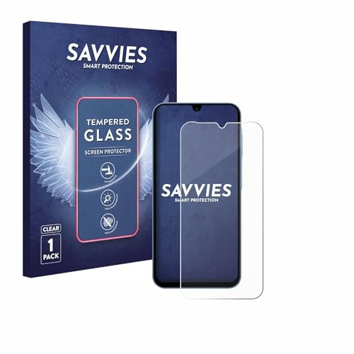 savvies Verre Trempé pour Samsung Galaxy A15 5G Vitre Protection Ecran, Film Trempé de Verre, Dureté 9H