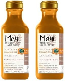 Maui Moisture Curl Care Coconut Oil & Aloe vera Conditioner (385 ml), intensive & reichhaltige Haarspülung, Haarpflege Locken Spülung mit Kokosöl für dickes, lockiges & geschädigtes Haar