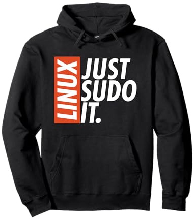 Linux Just Sodo It Coding & Nerd Pride Humor im Sudo-Stil Pullover Hoodie
