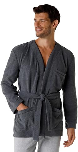 LVB Giacca da Camera Homewear, Grigio, S Uomo
