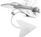 ULDIGI 1stk Kampfjet-Modell Angriffsflugzeug Spielzeug Schrankverzierung Modell Eines Angriffsflugzeugs Flugzeug-skulptur Flugzeugmodell Aus Druckguss Flugzeug-kit Rostfreier Stahl Silver