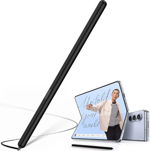 BaiFu Remplacement du Stylet Z Fold6 S Pen Ultra, pour Z Fold 6 Edition, Sans Bluetooth pour Z Fold5/Fold6 - Noir