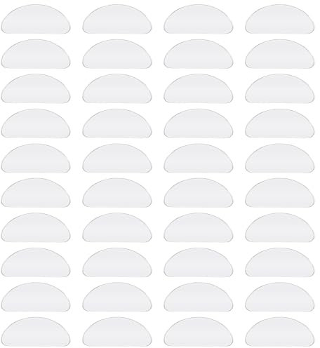 Nasenpads für Brille Selbstklebend YOURKAY 20 Paar Rutschfeste Nasenpads Silikon, Selbstklebende Dünne Rutschfeste Nasenpads Brille, Anti-Rutsch Brille Nasen Pad,Brille Nasen Pad für Vollformat Brille