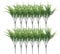 Zymoplas 12 Piezas de Plantas Artificiales de Hoja Falsa para Exteriores, Interiores, 7 Ramas, Flores, de Helecho, Porche, Hojas, arreglo de Plantas, 7 Tenedor y 21 Hojas