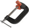 BESSEY DHCC-4, 4 in. Double Headed C-Clamp,red/Black