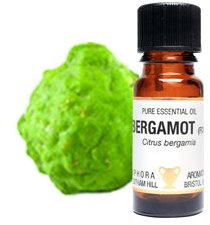 Bergamot Essential Oil - In a 10ml Amber Glass Dropper Bottle by Amphora Aromatics.