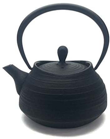 Southern Iron teapot Brush Marks Hakeme 0.4L Black (Japan Import)