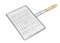 Barbecook Grille barbecue élastique 40x 28 cm, Acier Chromé/Bouleau FSC, Argent