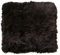 Harrys-Collection Sitzkissen 42x42 cm aus bestem Lammfell hochwollig, Farben:Dunkelbraun