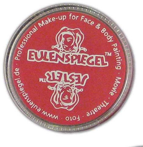 Eulenspiegel 505557 - Cremeschminke, Rot, 35 ml, vegan, Halloween, Karneval, Mottoparty