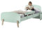 'Autobett kico0393 Kiddy Kombination 2 teilig: Bett und Sicherheit des Bettes Mintgrün MDF und Kiefer massiv 206, 6 x 96 x 72 cm