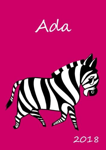 2018: personalisierter Kalender 2018 - Ada - DIN A5 - eine Woche pro Doppelseite