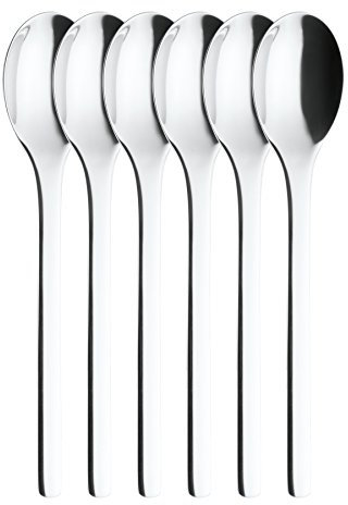 Puresigns ONE Extra Espressolöffel 11cm Edelstahl Poliert Silber 6 Stück