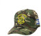 IDF Israelische Armee-Mütze, Unisex, schönes Militär-Camouflage-Design, Grün , Large