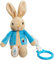 Rainbow Designs PO1451 Beatrix Potter Peter Rabbit Jiggle Attachable Soft Toy - Unisex Pram Toy for Toddlers and Babies
