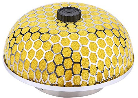 Filtro della presa d'aria per auto KIMISS, universale filtro aria motore a fungo giallo filtri aria motore auto
