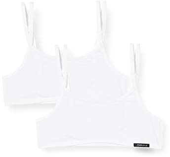 Skiny Mädchen Cotton Essentials Multipack 036401 T-Shirt-BH (2er Pack)