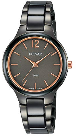Pulsar Quarz Damen-Uhr Edelstahl mit Metallband PH8435X1