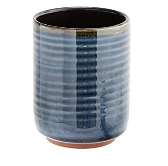 Madam Stoltz Hübsche Keramiktasse / Tasse mit blauem Design