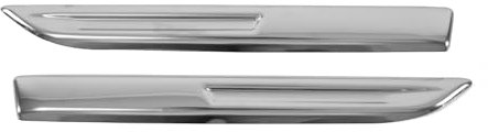 OMAC Barre de Protection de Clignotant latérale Compatible avec Renault Megane 2016-2020 INOX