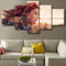 13Tdfc 5 Teilig Leinwand Wanddeko Horizon Zero Dawn Game Malerei Leinwanddrucke Geschenk 5 Stück Leinwand Bilder Moderne Wandbilder XXL Wohnzimmer Wohnkultur 150X80Cm Rahmen