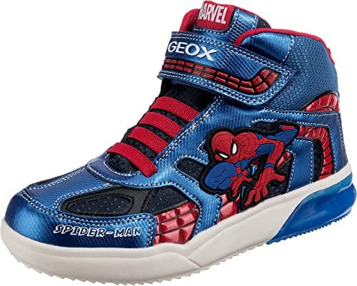 Geox Jungen J Grayjay Boy C Sneakers, Navy Royal, 28 EU