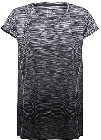 Regatta Unisex Hyperdimension II T-Shirt, Black Ombre, 34 DE