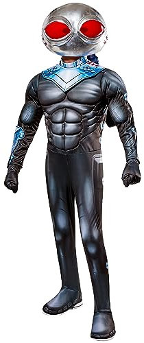 Rubie's DC Aquaman and the Lost Kingdom Deluxe Black Manta Kostüm, wie abgebildet, Größe L