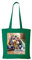 YONACREA - Sac Shopping - Tote Bag - Personnalisable avec le texte et la photo de votre choix - Une Face ou 2 Faces - VERT