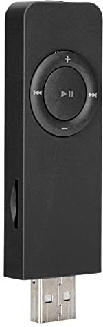 USB mp3 Player Stick für Auto,Mp3 Player USB Stick,Mp3-Player Mit Usb-Mp3-Mp4-Player,Mp3-Musikplayer,Tragbarer Musikmedien-Mp3-Player Mit Lanyard Zum Hören Von Musik (Schwarz)