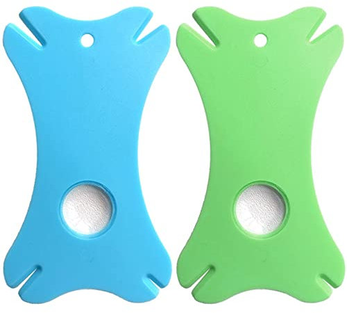 O5O2 2 Stück Zeckenkarten für Zecken Zeckenkarte für Kinder, Zeckenkarte Mit Vergrößerungsglas,Zeckenkarte mit Lupe,Zeckenkarte für Menschen Kinder Hunde Katzen,Zeckenkarten-Werkzeugsatz