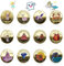 Palwin 12 Pièces Pièce de Fée des Dents avec Différents Motifs, Souvenirs de Fée des Dents pour Enfants, Dent Fairy Pièce, Cadeaux de Pièces de Monnaie pour Garçons et Filles