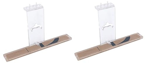 2 Piezas soporte para pecera soporte de iluminación para pecera poseedor campana de luz de acuario LED soporte de luz de acuario dirigió cambiar luces de acuario base de lampara