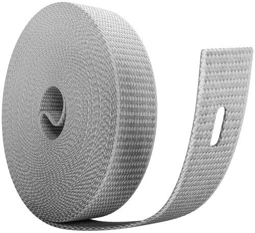MEISTERBAU - Sangle de volet roulant de 6 m et 14 mm [fabriquée en Allemagne] – Bande de volet roulant pour portes et fenêtres – Extrêmement résistante à la déchirure et aux UV – Sangle de volet