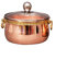 ANSNOW Cooking Pots Pure Copper Pot with Glass Lid Golden Stew Steam Soup Purple Deep Casserole Steamer Handmade Soup Pot Hot Pots Pot